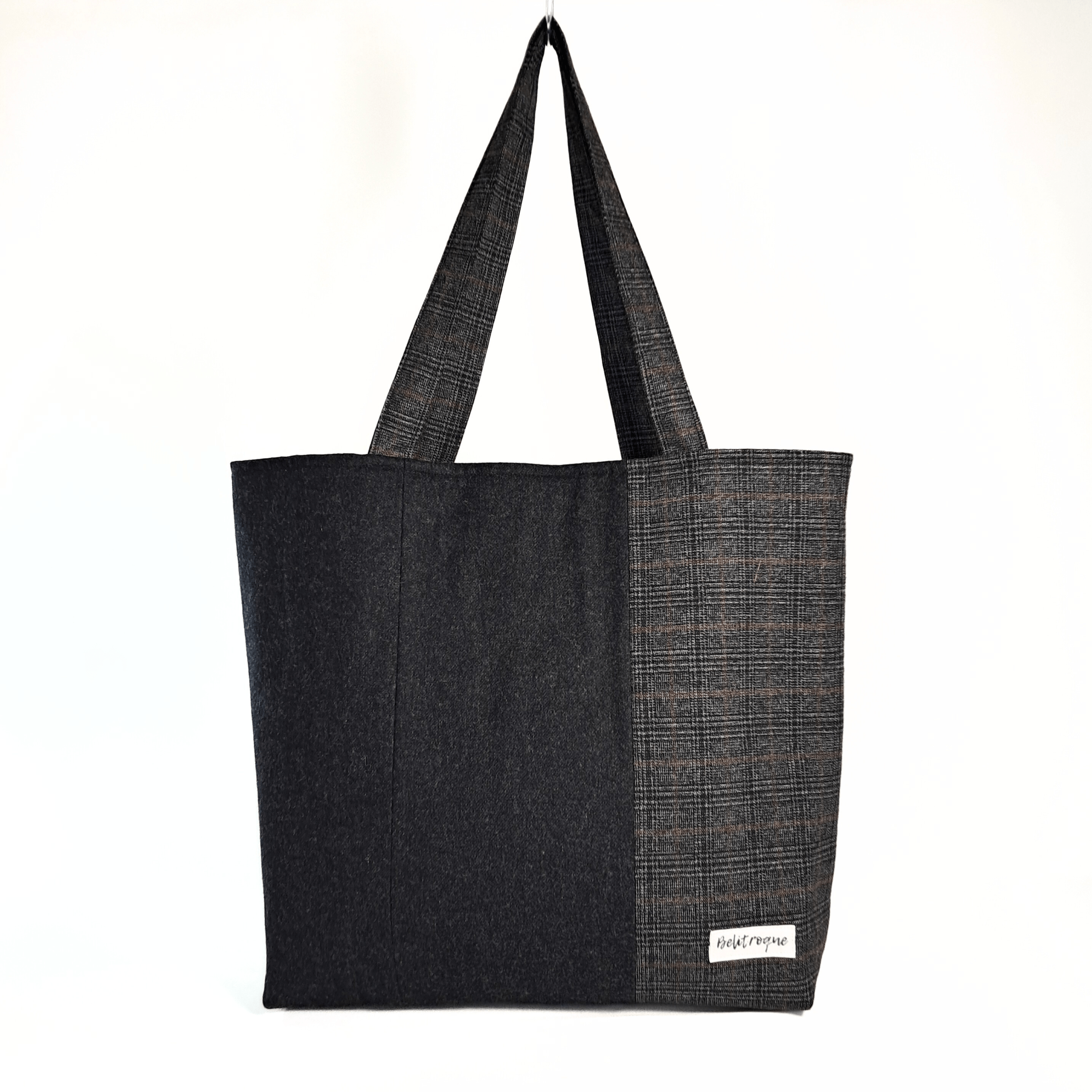 Totebag gris "Marisol"