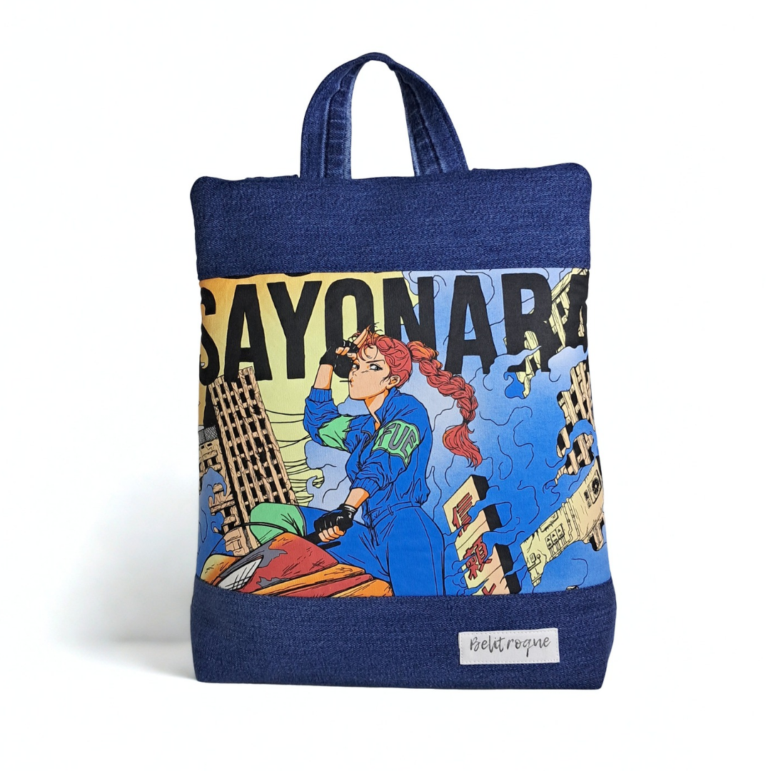 Mochila antirrobo azul "Akihabara"