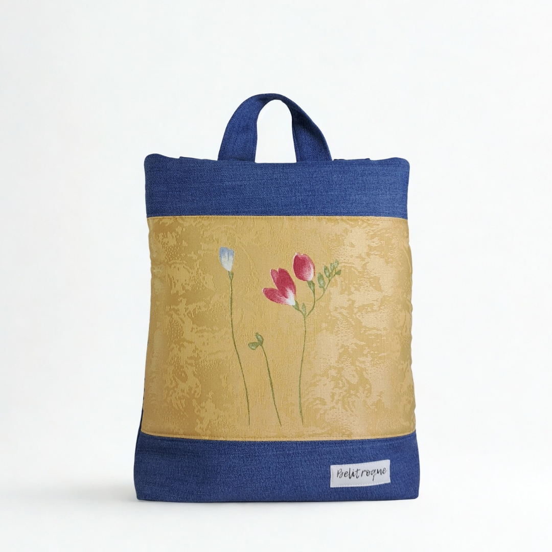 Mochila antirrobo azul "Geisha"