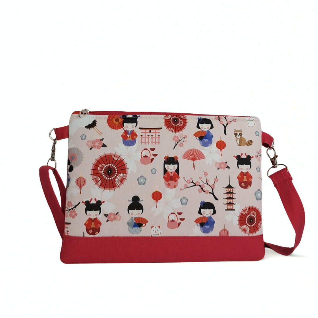 Bolso rojo "Matsuri" - Imagen 2