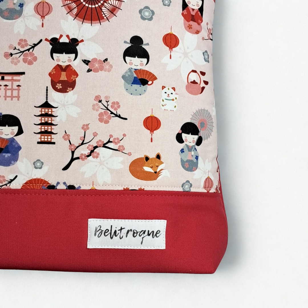 Mochila antirrobo roja "Matsuri" - Imagen 3